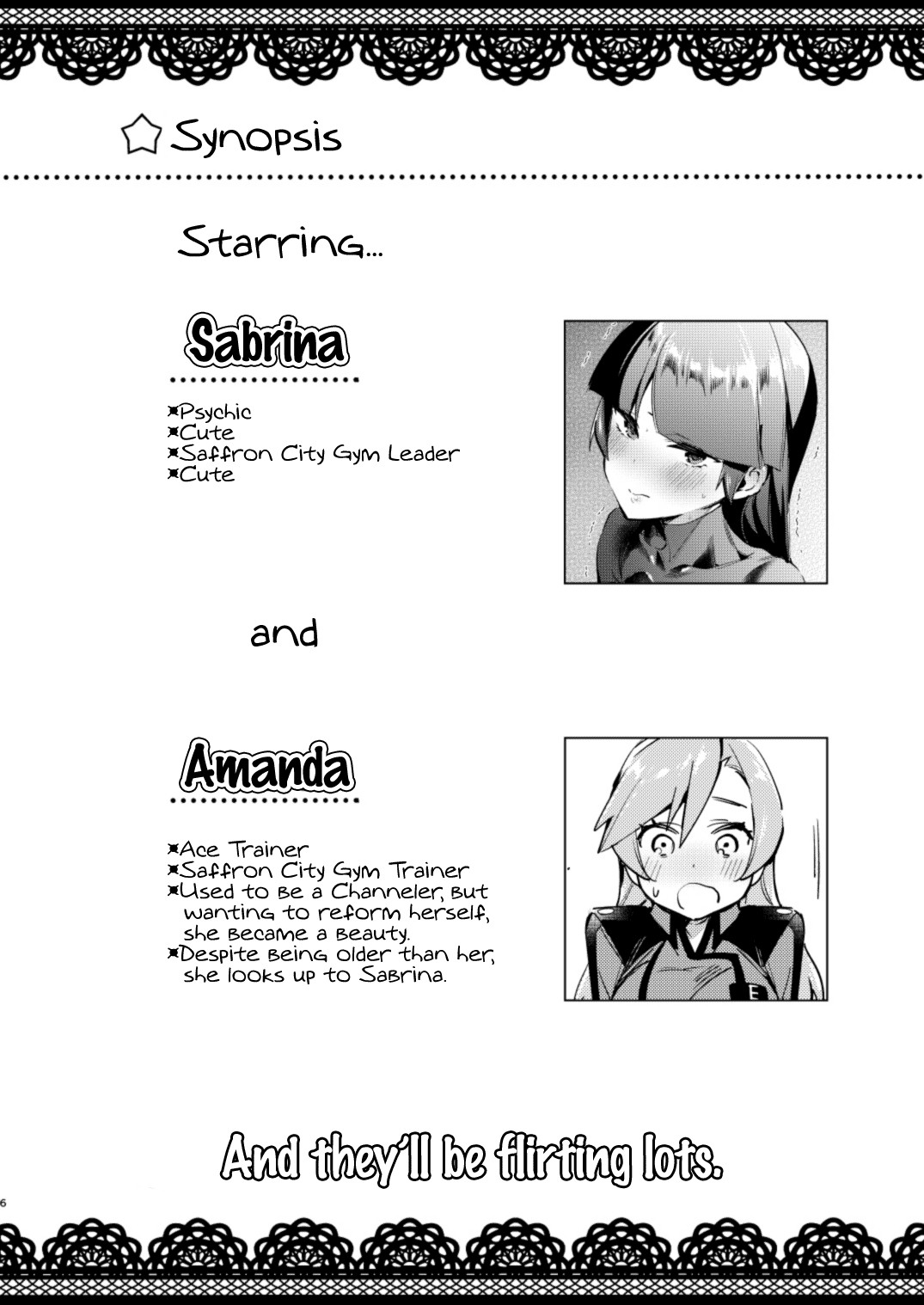 A Book where Sabrina and an Ace Trainer are Lovey – Pokemon - 2