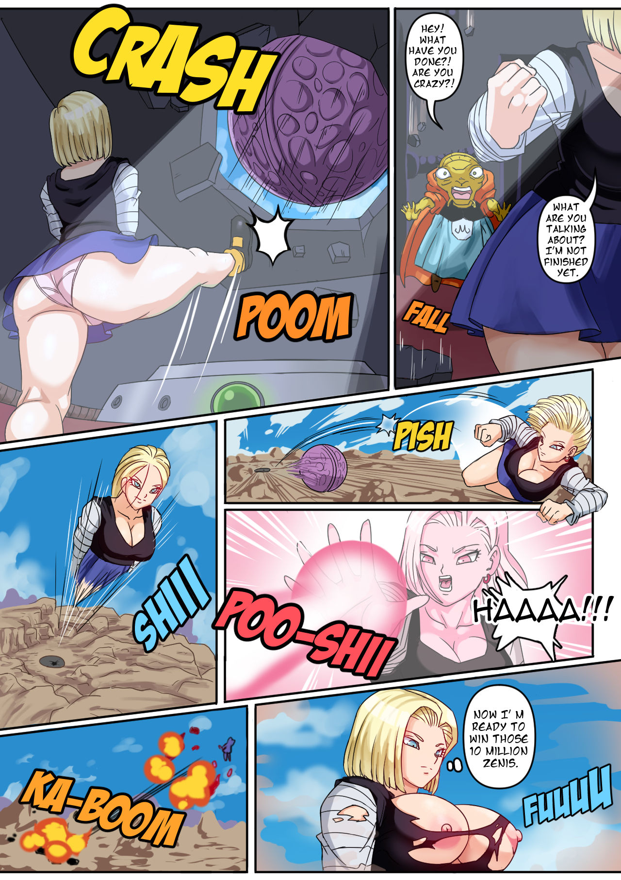 Android 18 & Gohan – Pink Pawg - 28