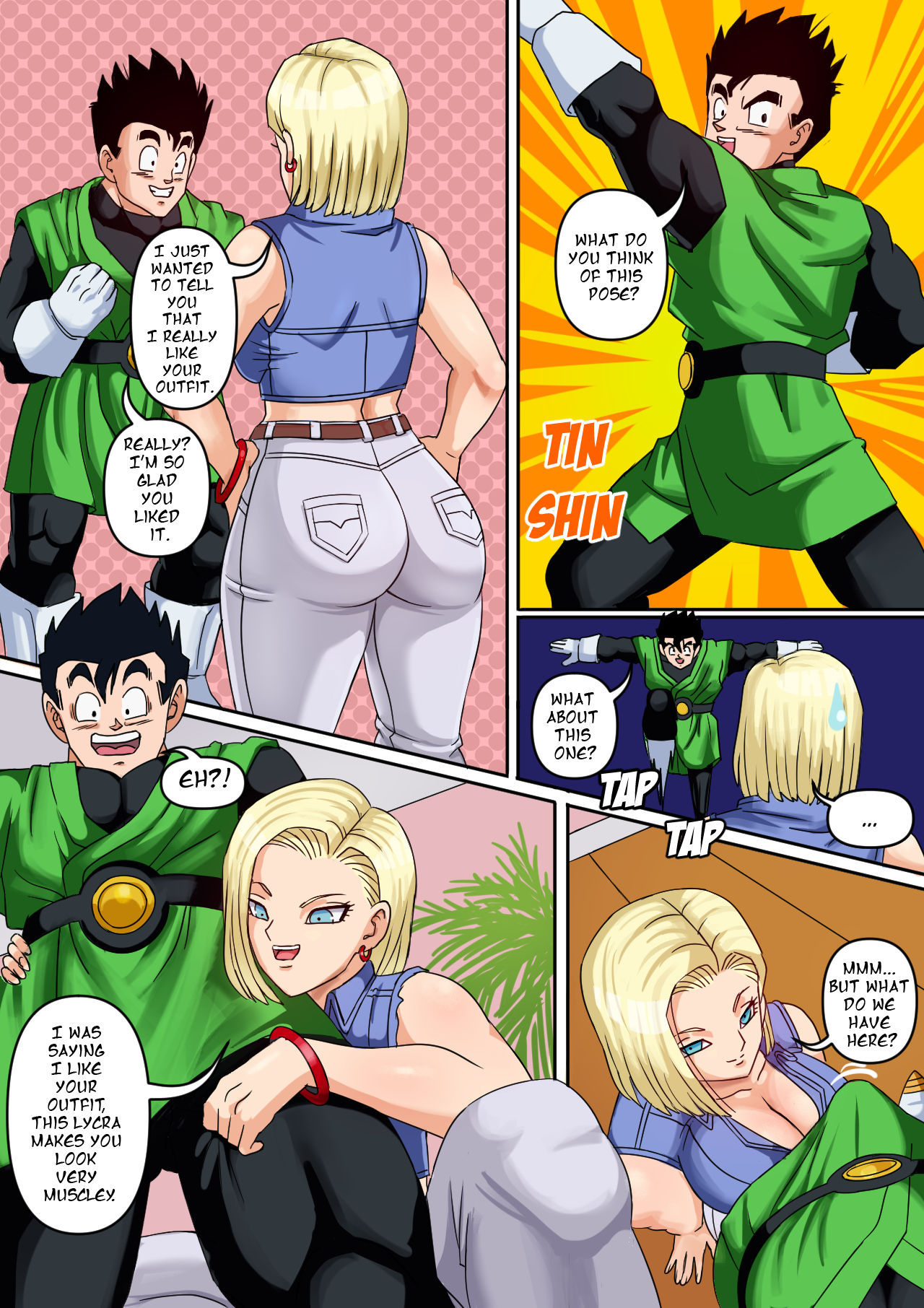 Android 18 & Gohan – Pink Pawg - 6