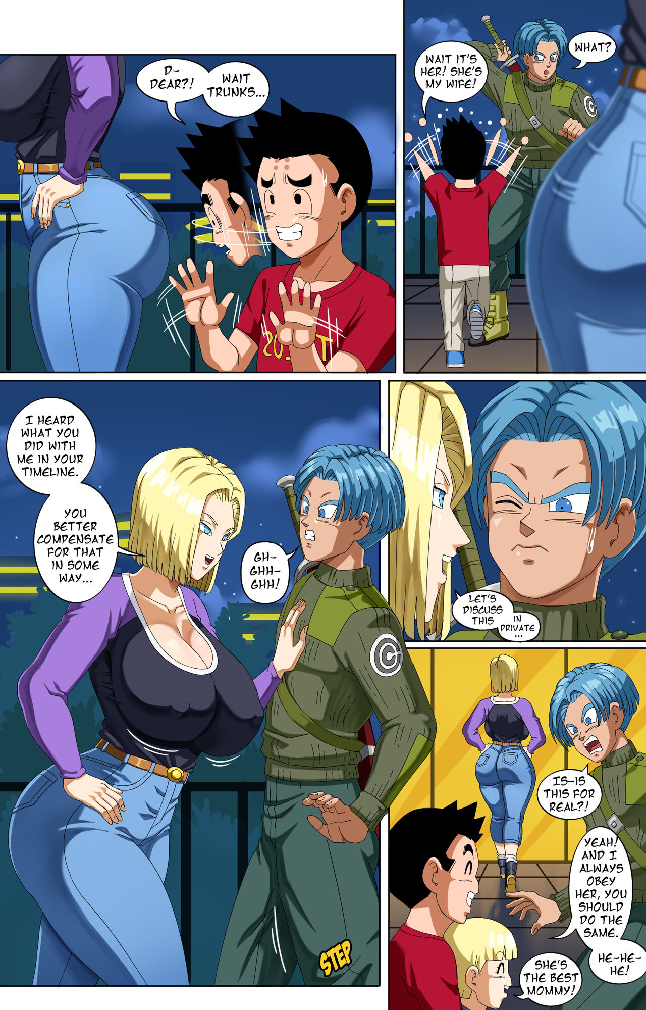 Android 18 And Trunks – Pink Pawg - 2