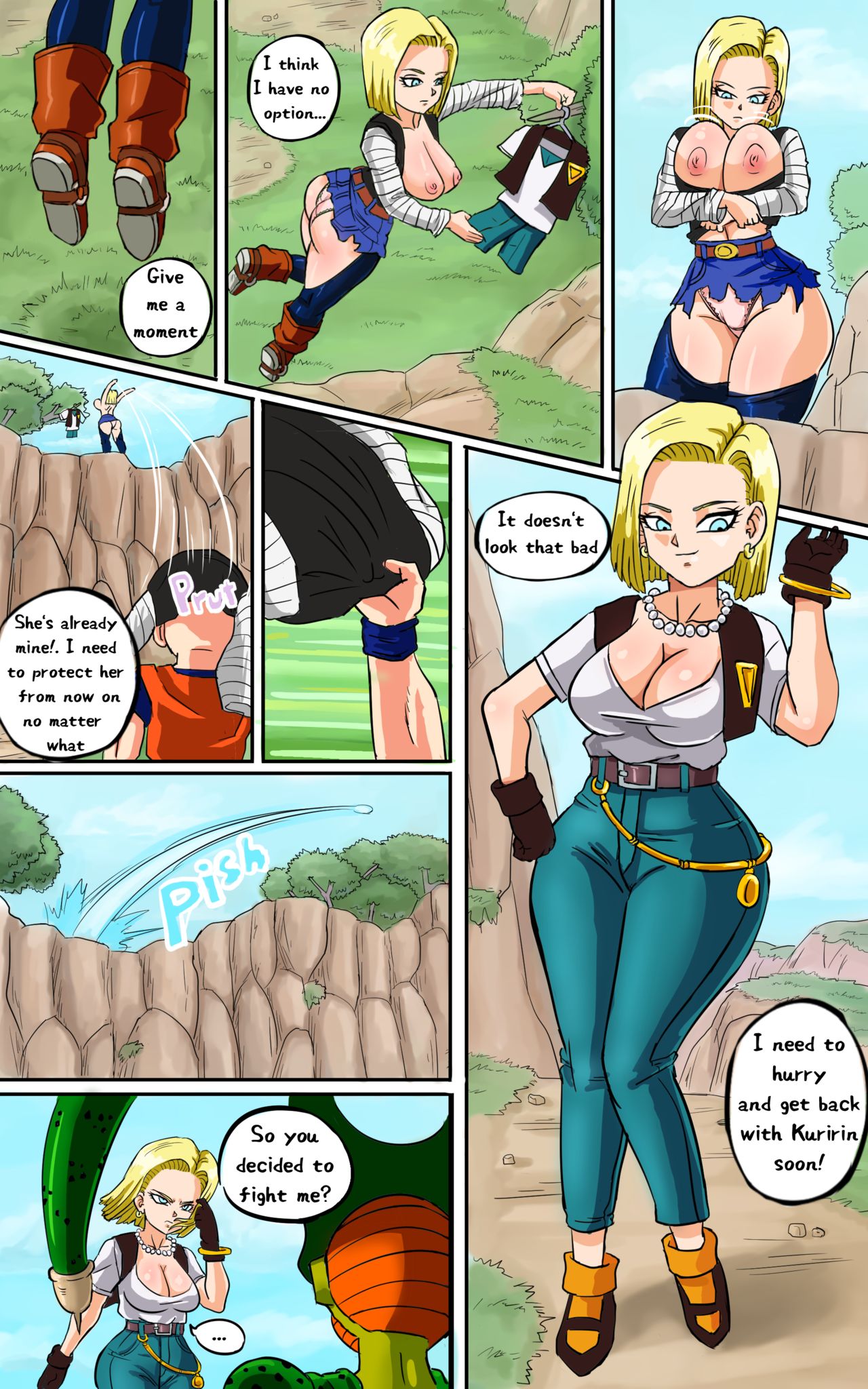 Android 18 meets Krillin – Pink Pawg - 6