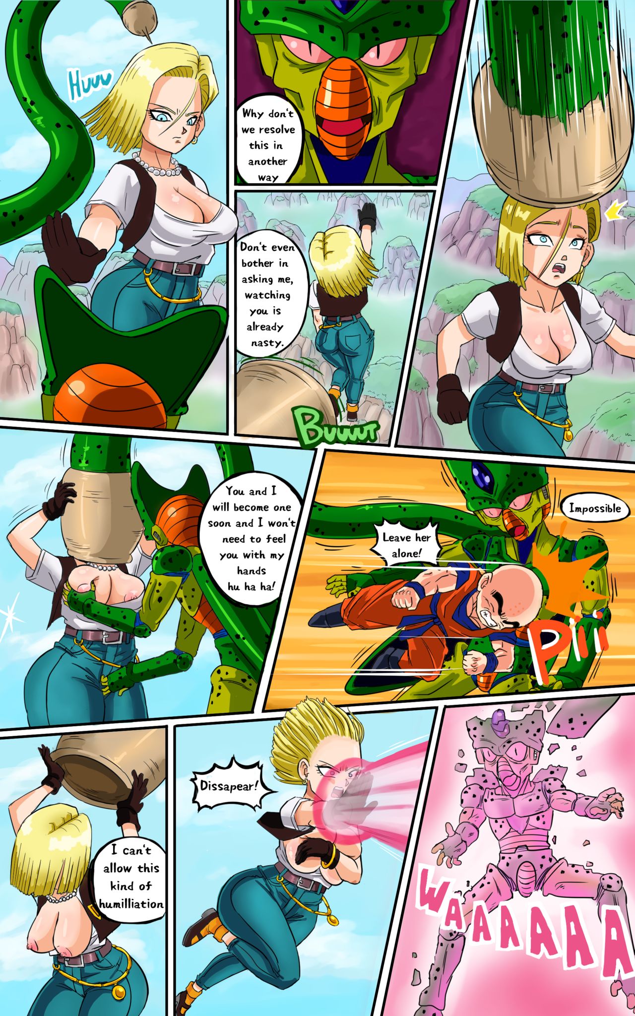 Android 18 meets Krillin – Pink Pawg - 7