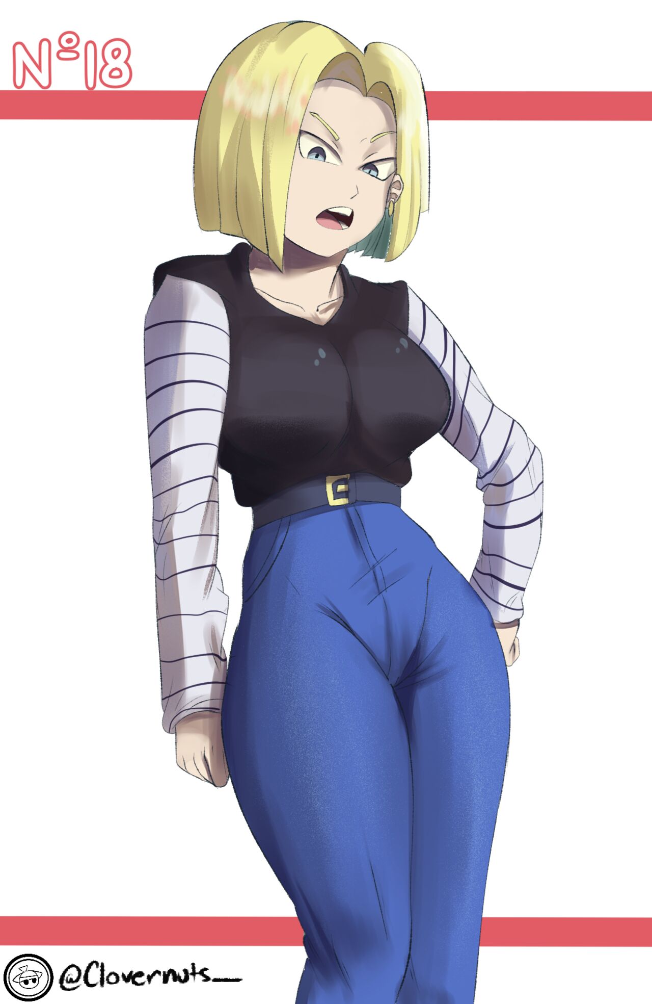 Android 18 Mini comic – Clovernuts - 1