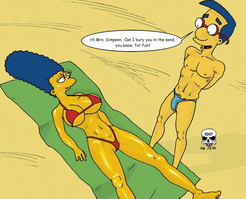 Beach Fun – Simpsons XXX - 1