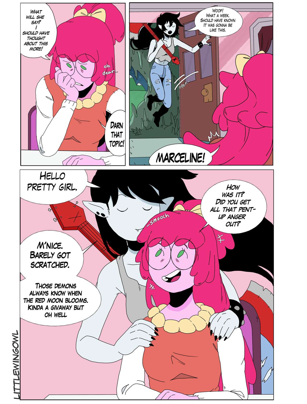 Bubbline comic – Littlewingowl - 1