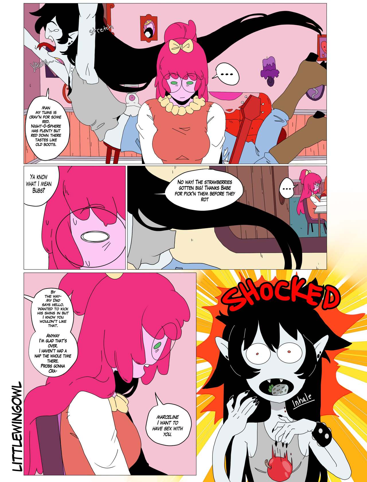 Bubbline comic – Littlewingowl - 2