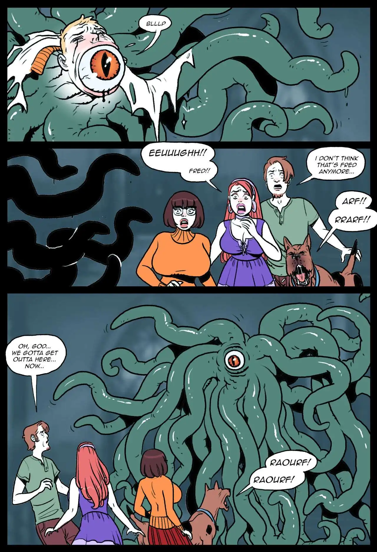 Daphne & Velma vs Tentacles – Pegasus Art - 5