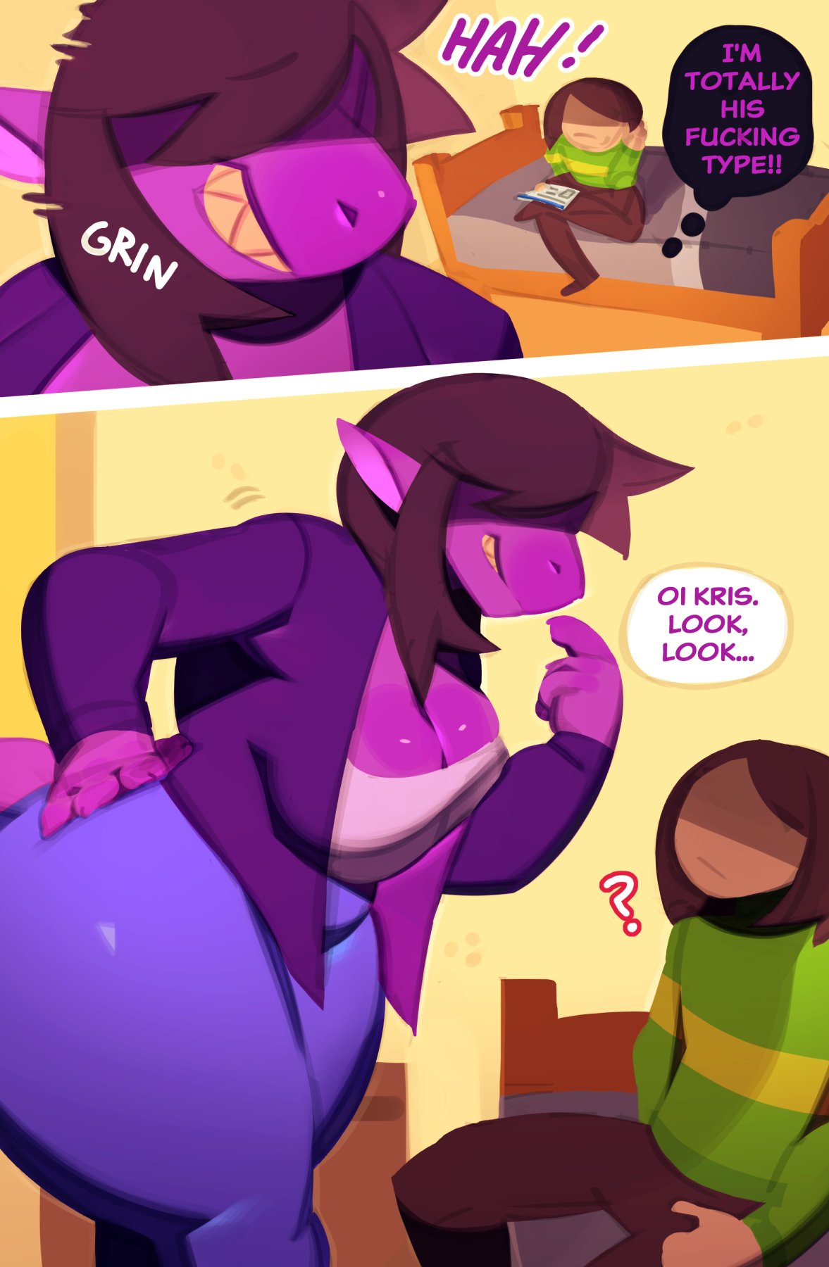 Deltarune Kris and Susie – svarzye - 5