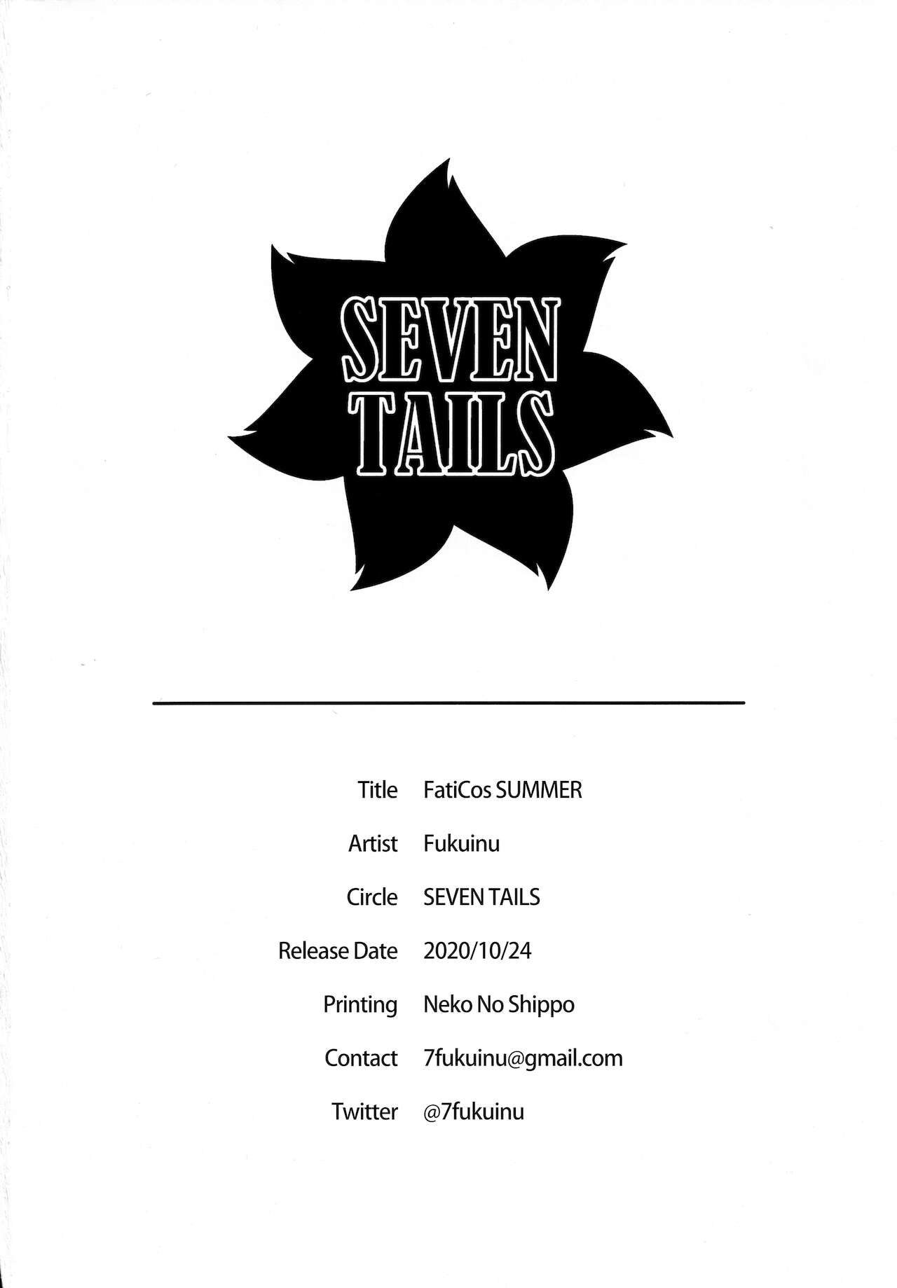 FatiCos SUMMER – SEVEN TAILS - 21