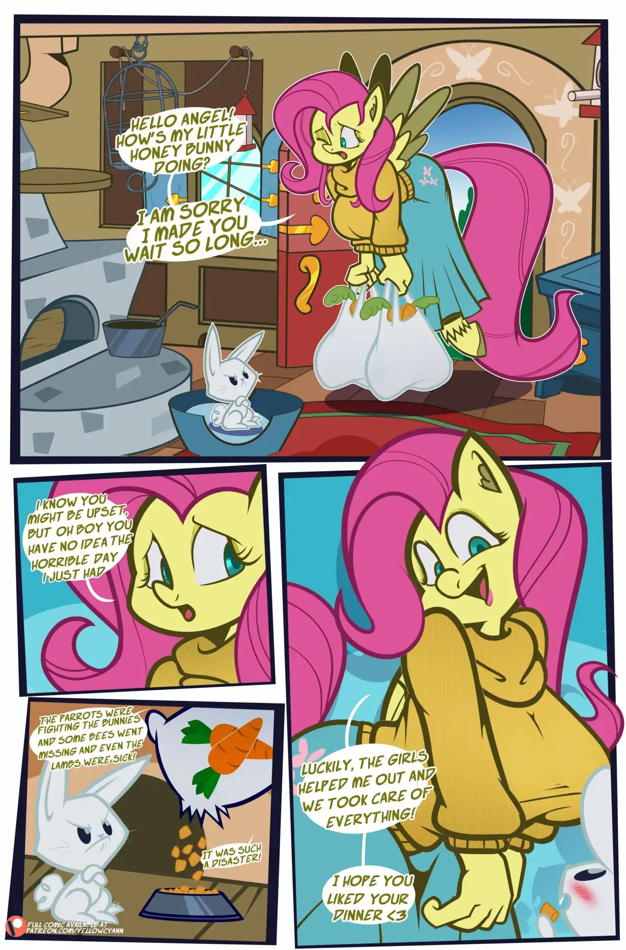 Fluttershy’s Overtime – YellowCyann - 2