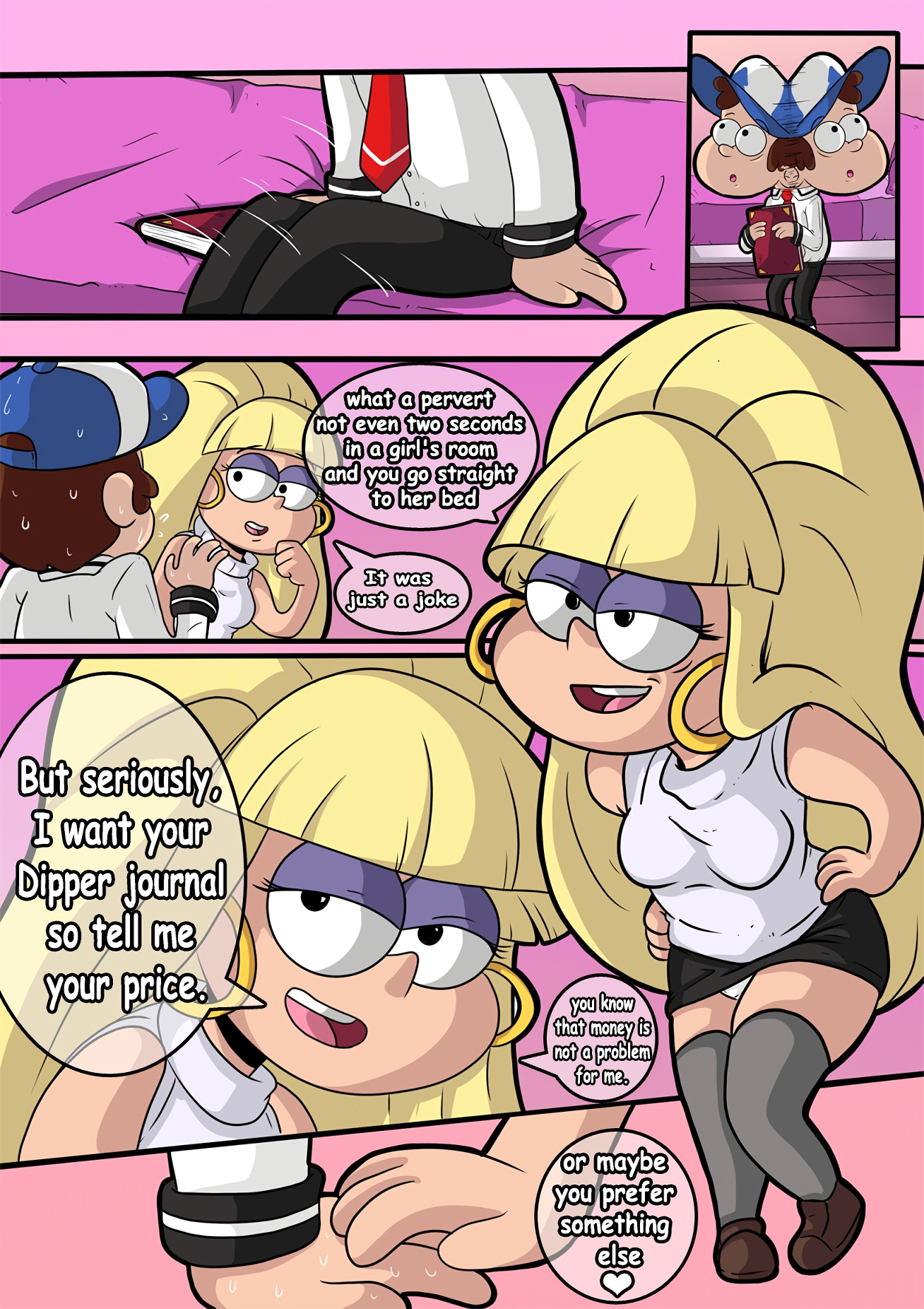 Gravity Falls and Bible Black – Indecente - 5