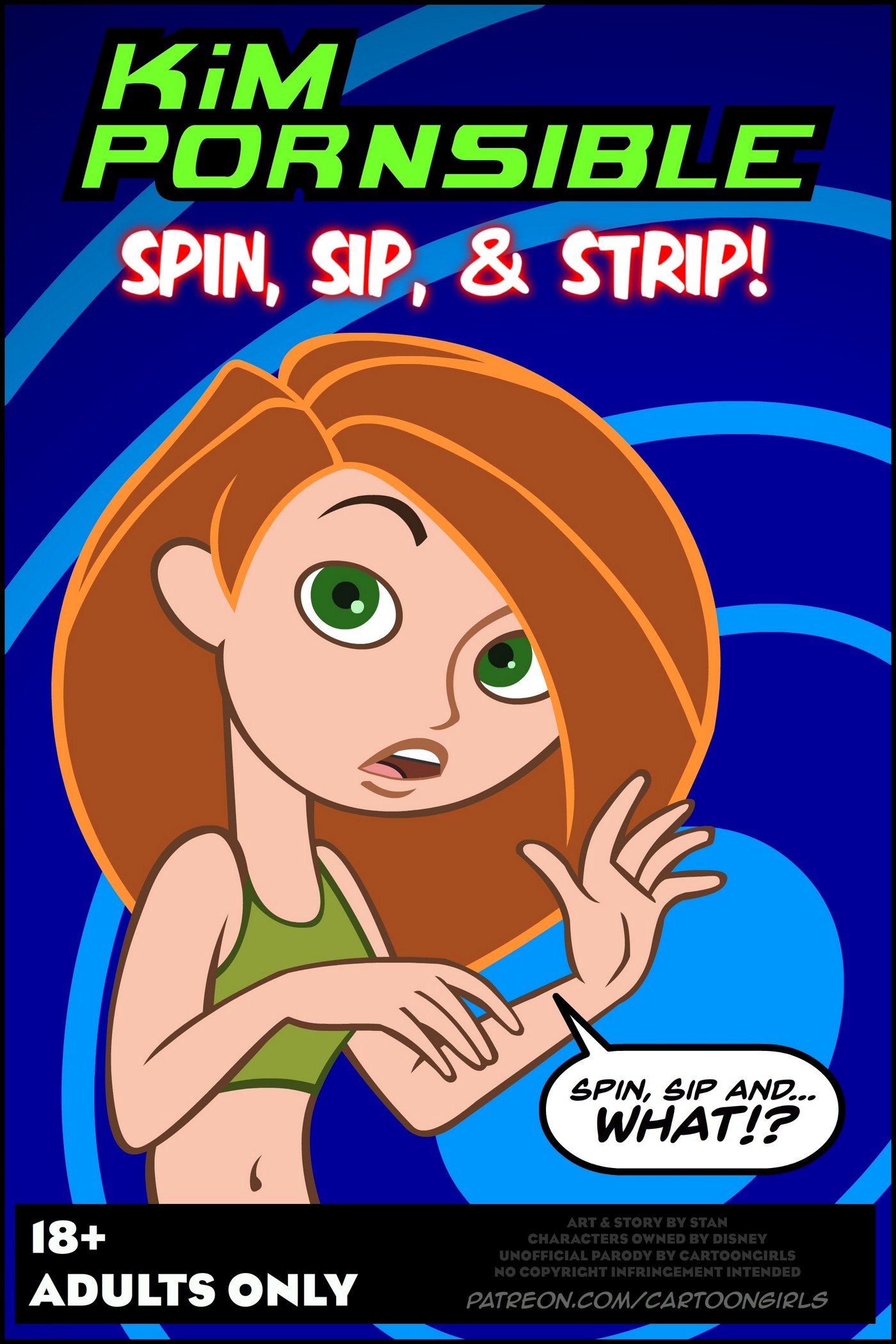 Kim Possible Spin, Sip & Strip! - 1