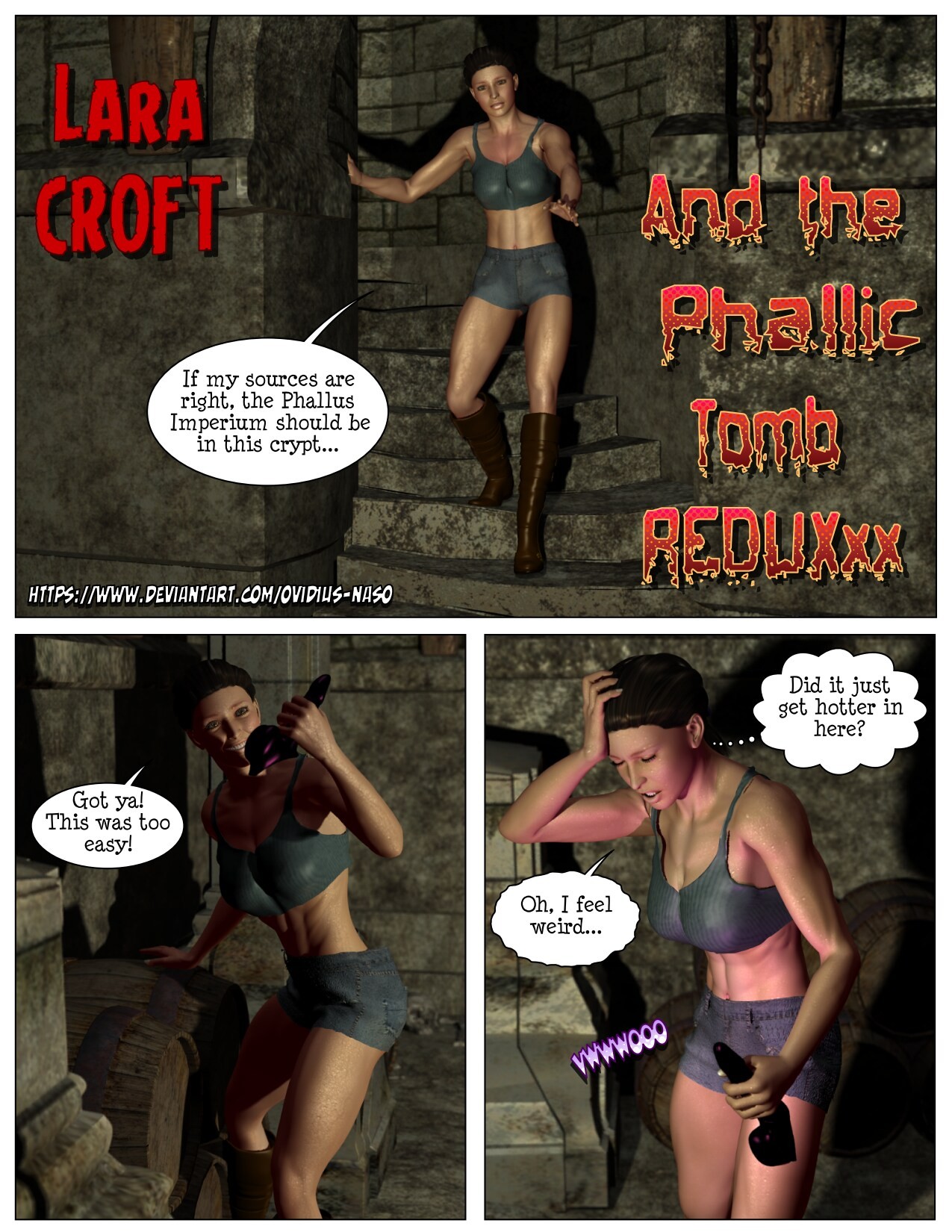 Lara Croft & The Phallic Tomb Reduxxx – Tom Rider - 1