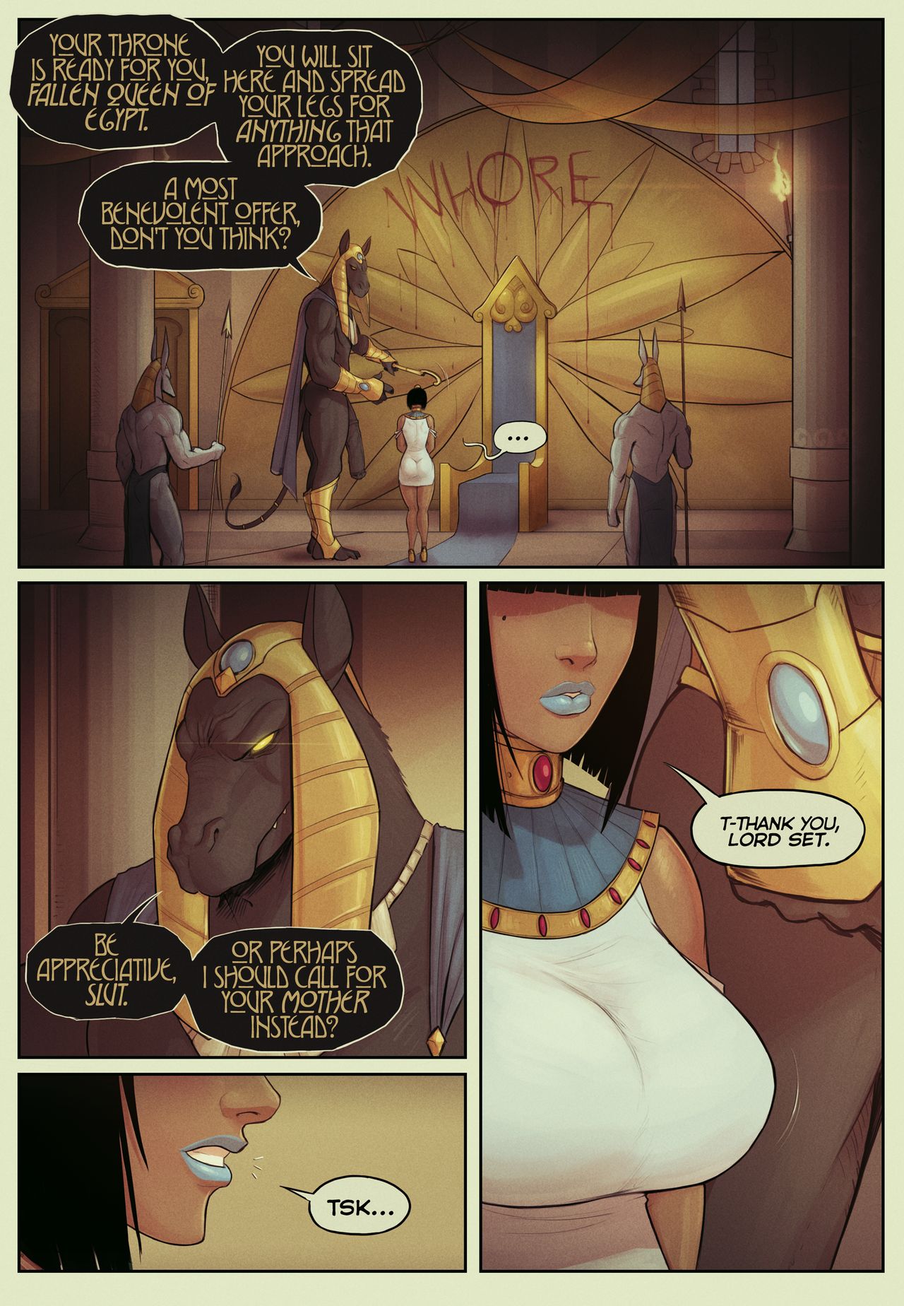 Legend of queen Opala In the shadow of anubis ch 1 - 10