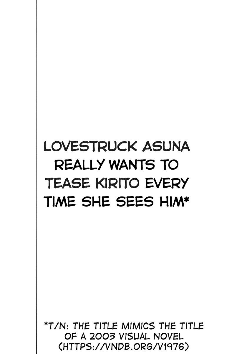 Lovestruck Asuna Really Wants to Tease Kirito Every Time She Sees Him - 2