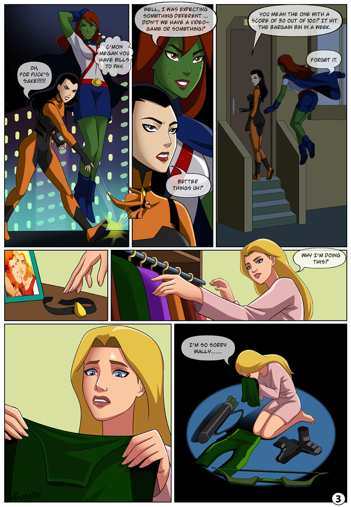 Low Class Heroines (Teen Titans, Young Justice) – Arabatos - 4