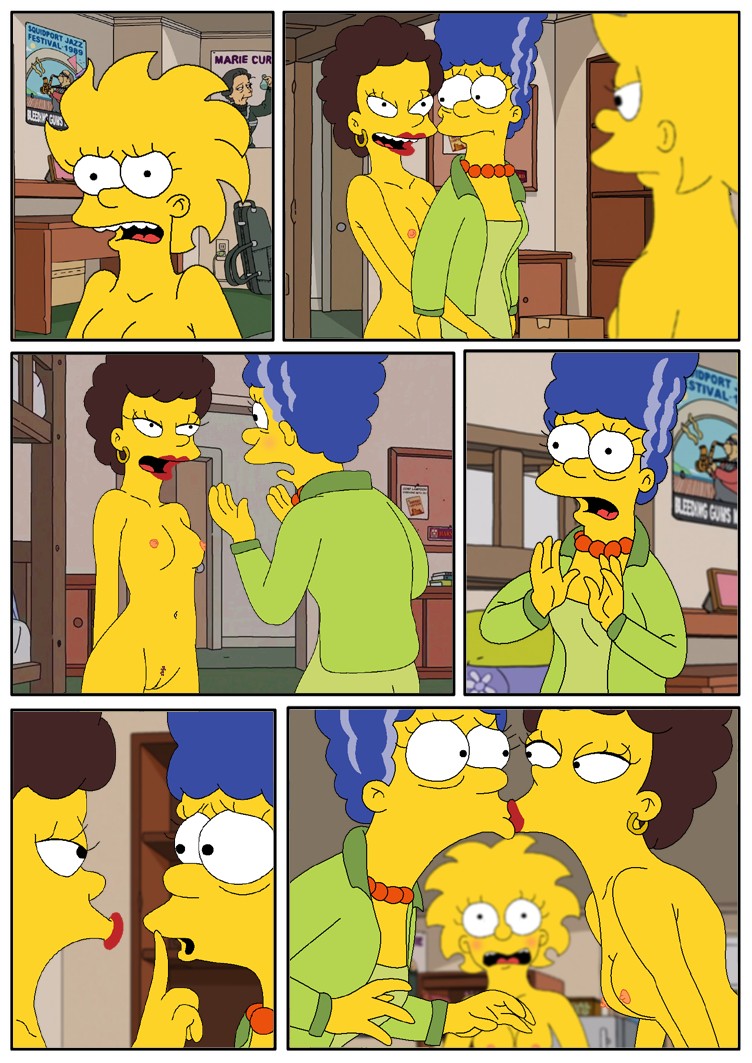 Marge and Lisa Simpsons go Lesbian – The Simpsons - 3