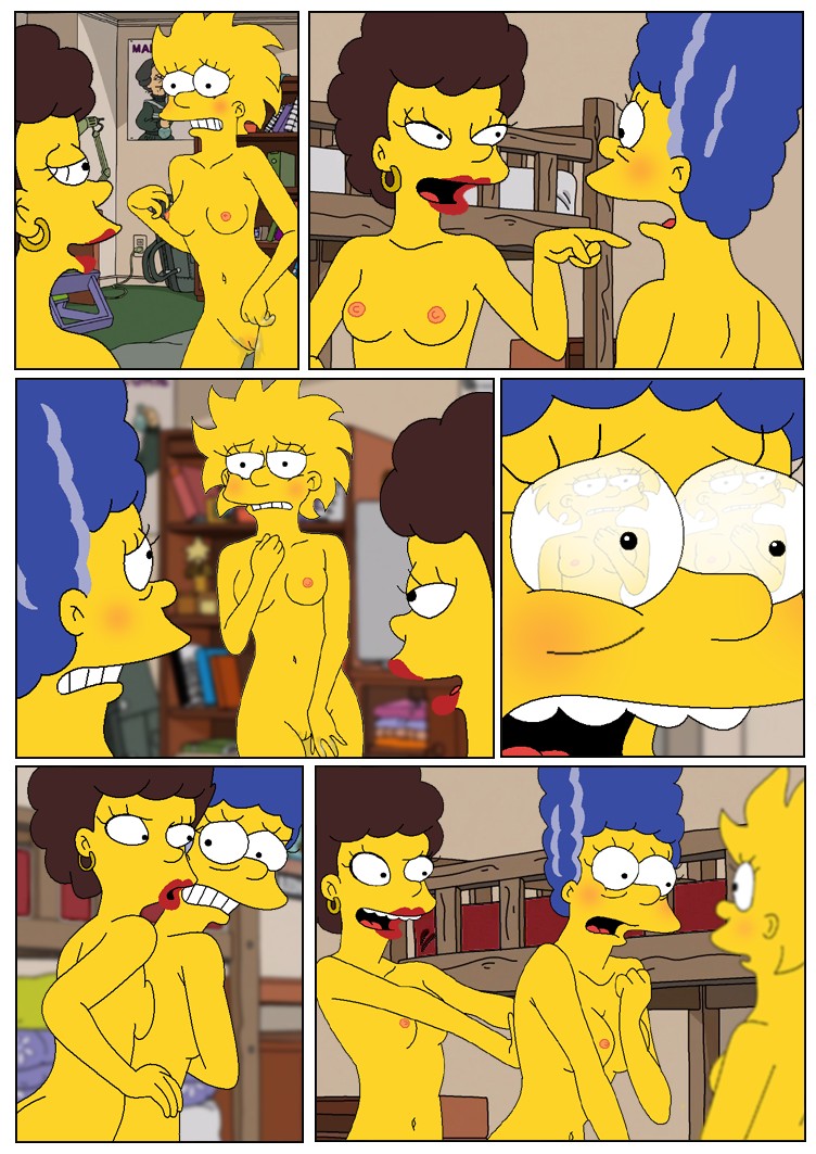 Marge and Lisa Simpsons go Lesbian – The Simpsons - 7