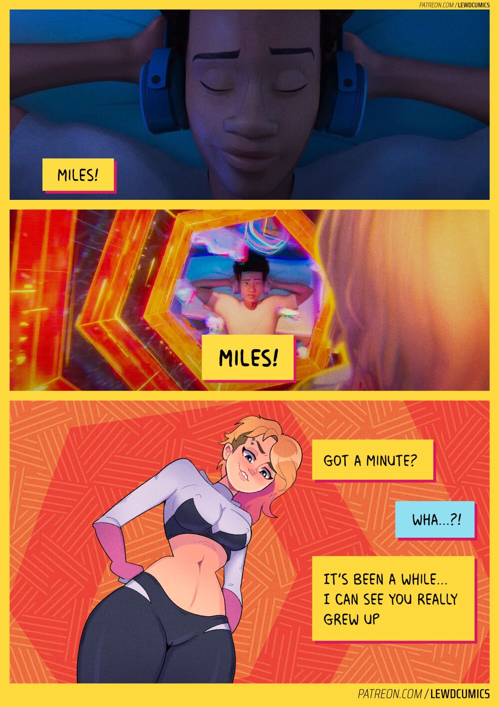 Miles x Gwen – LewdCumics - 2