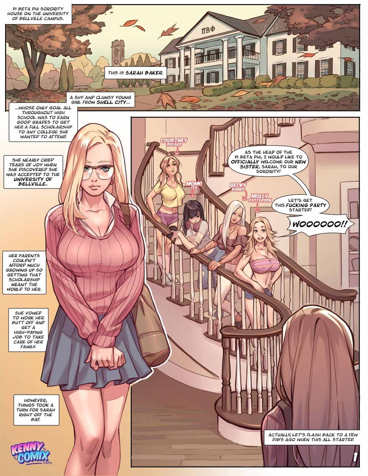 Naughty Sorority: The New Pledge – Kenny Comix - 2