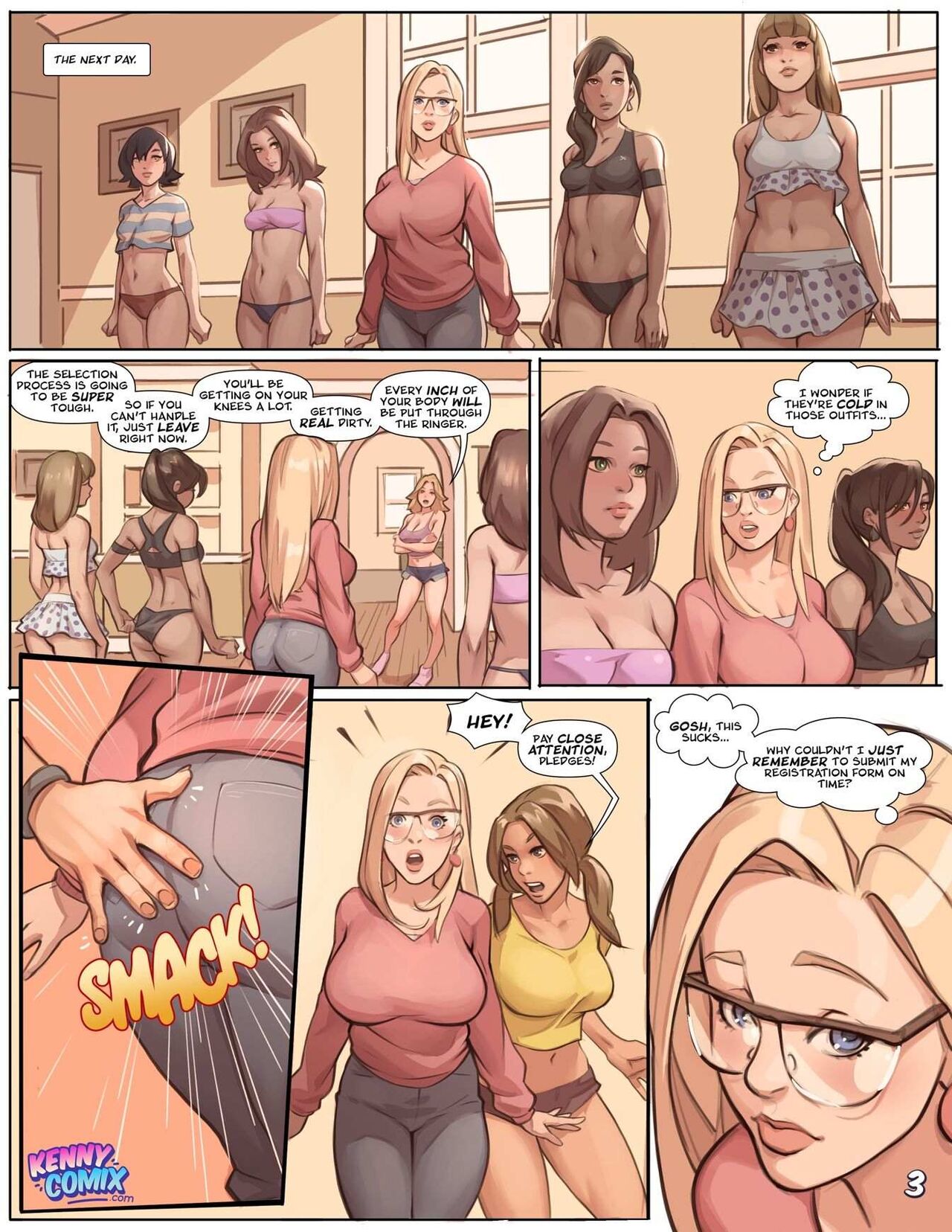 Naughty Sorority: The New Pledge – Kenny Comix - 4