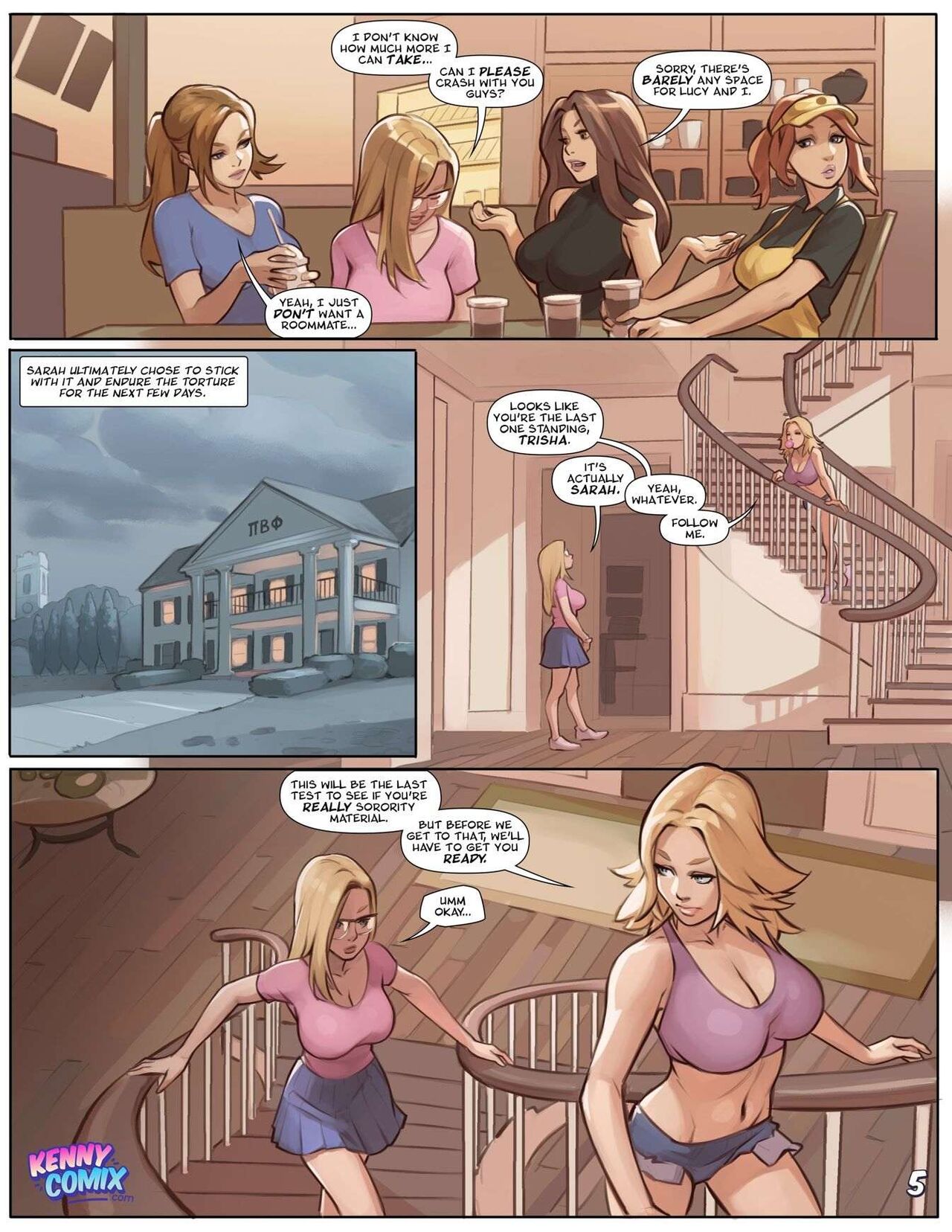 Naughty Sorority: The New Pledge – Kenny Comix - 6