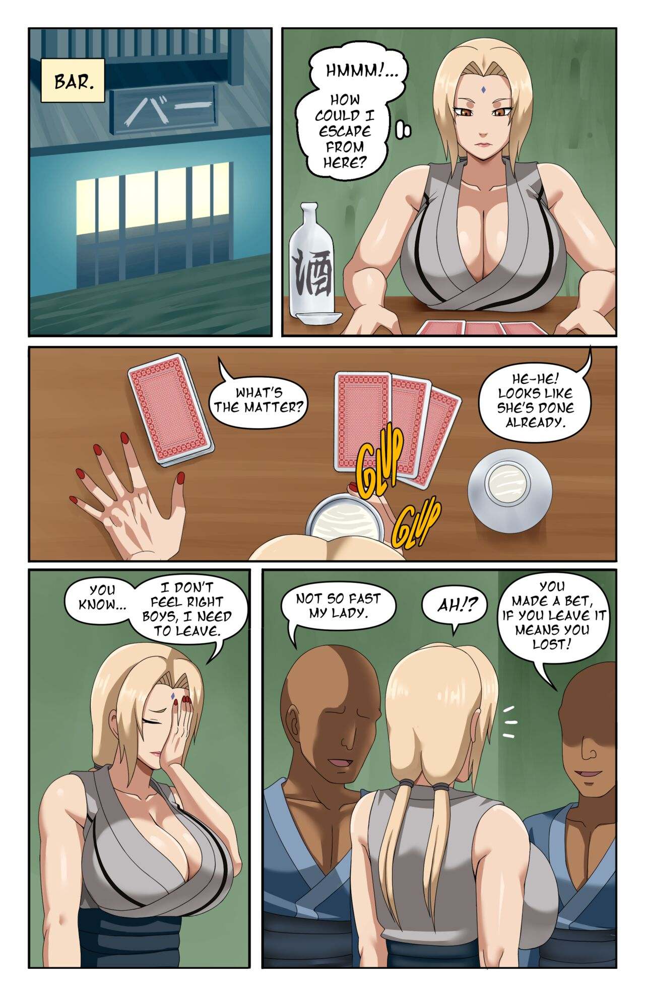 New Tsunade Comic – Pink Pawg - 1