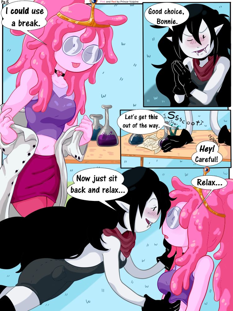 Pink and Red – Bubbline Comic - 6