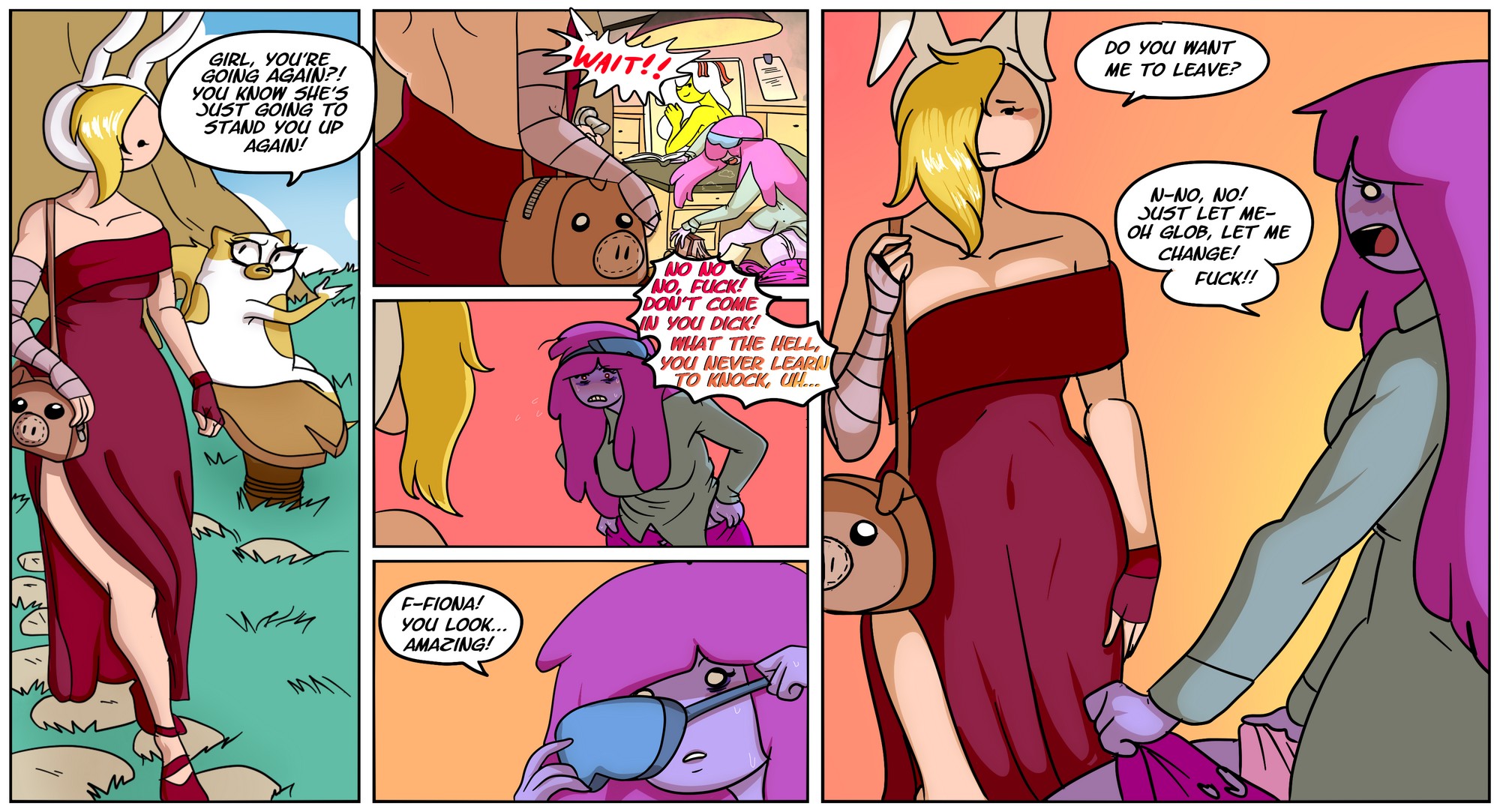 Princess Bubblegum and Fiona – Spikefoot - 2