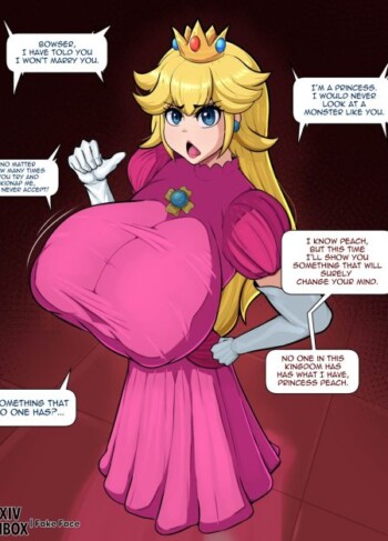 Princess Peach x Bowser – Fake Face 11