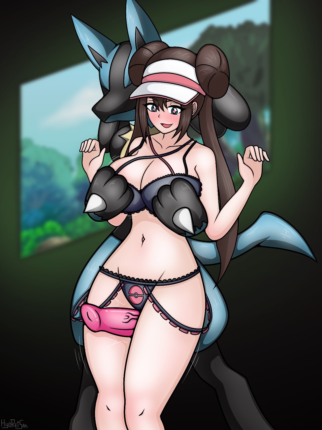 Rosa and Lucario – HyoReiSan - 2