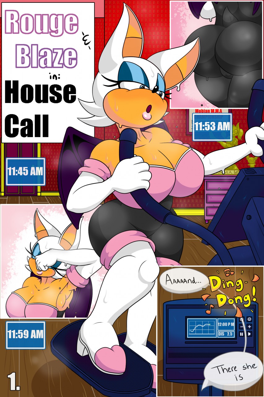 Rouge and Blaze in House Call - 1