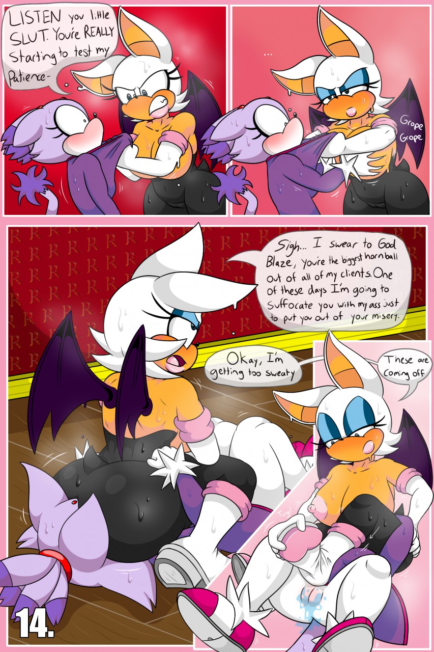 Rouge and Blaze in House Call - 14