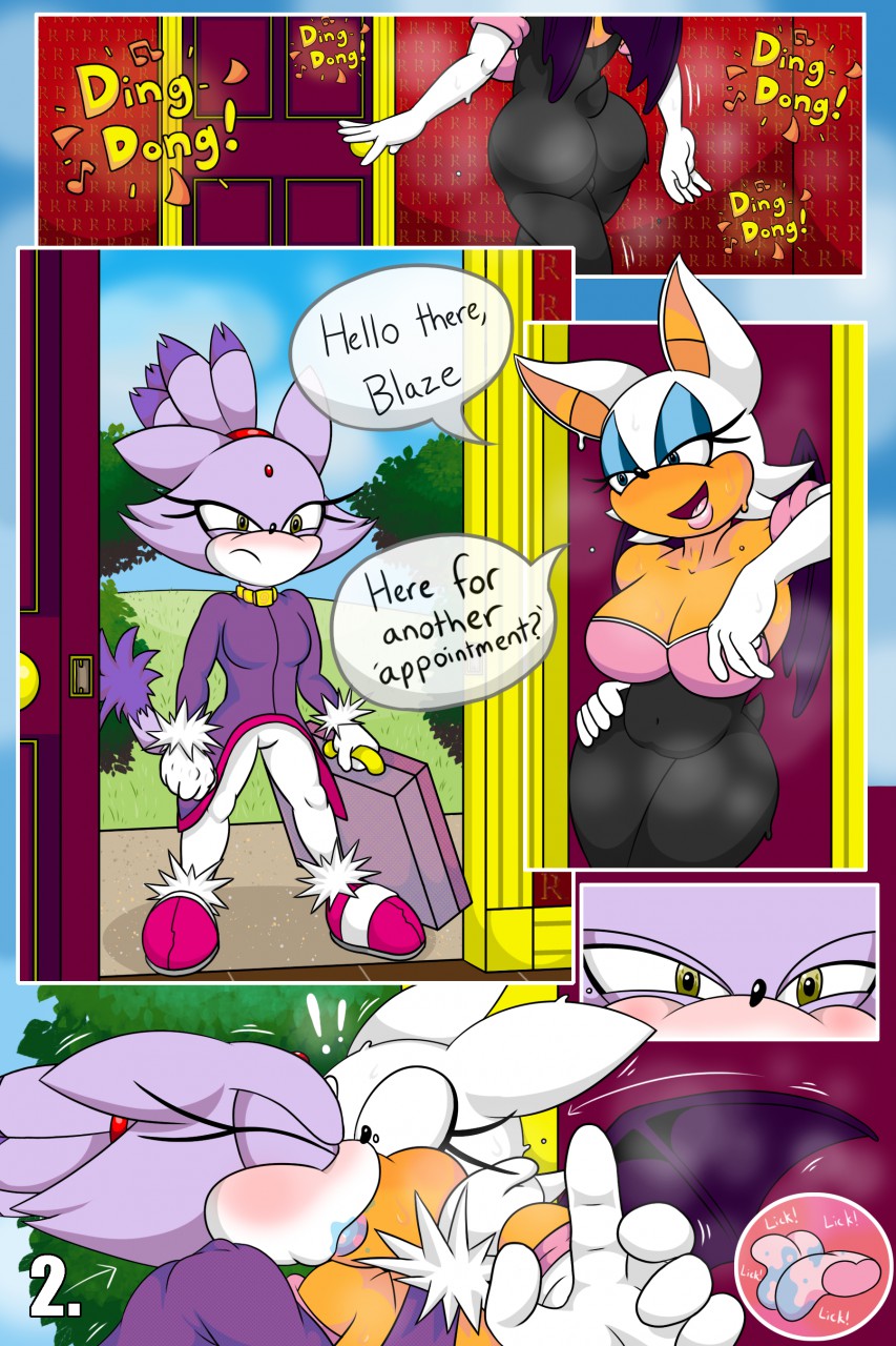 Rouge and Blaze in House Call - 2