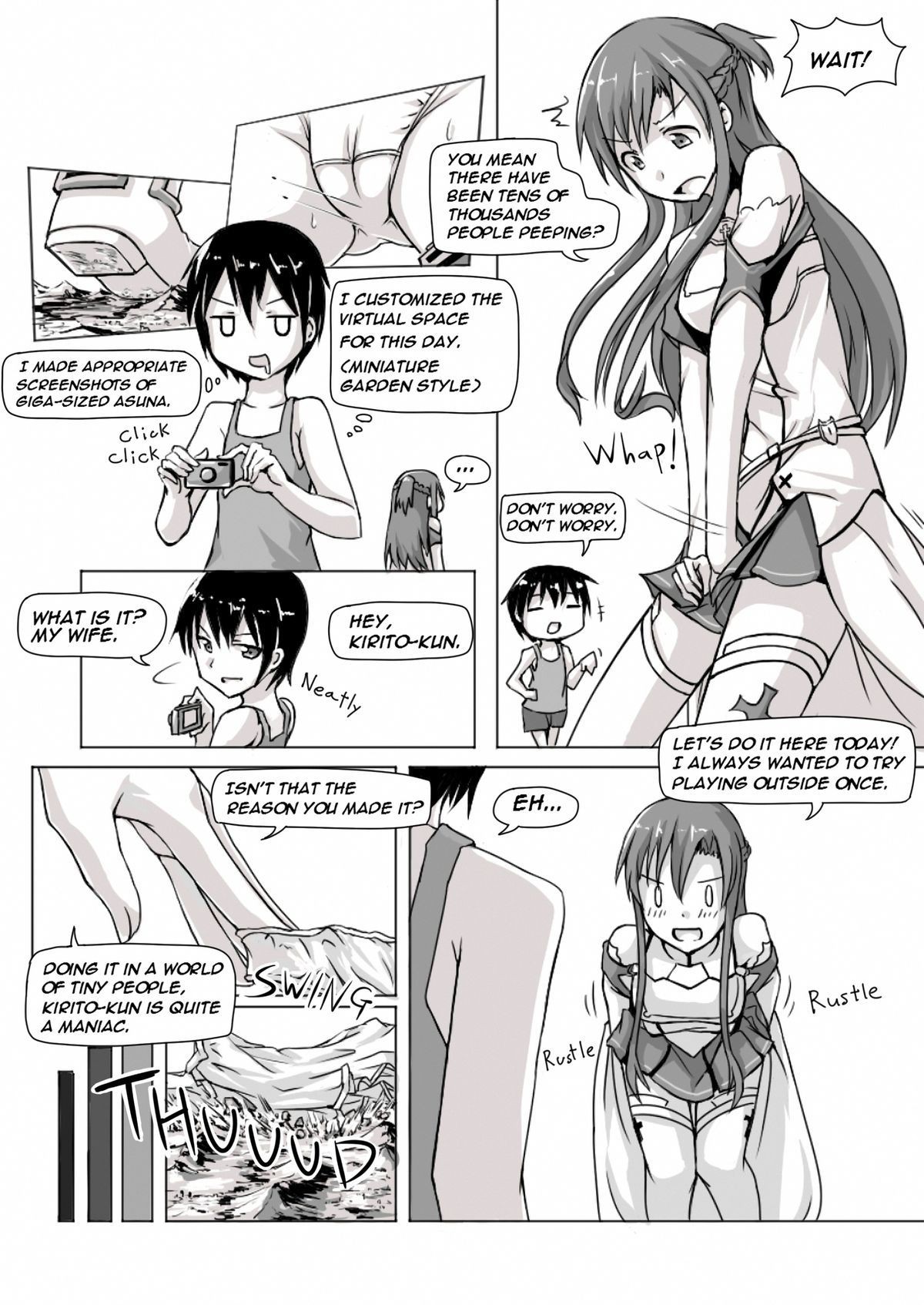 Size chaned Asuna wants to do Anything - 3