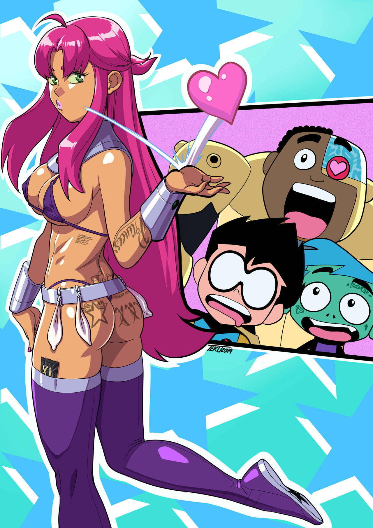 Slutfire – Teen Titans - 3