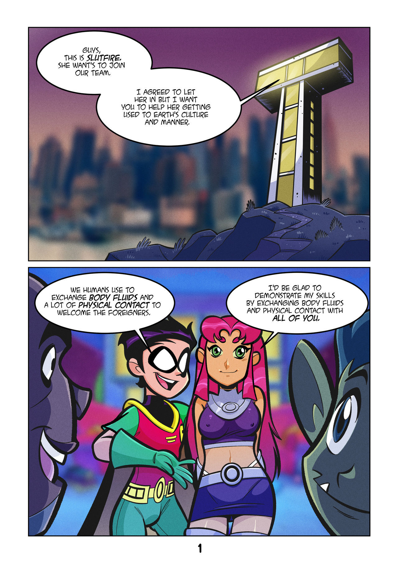 Slutfire – Teen Titans - 5