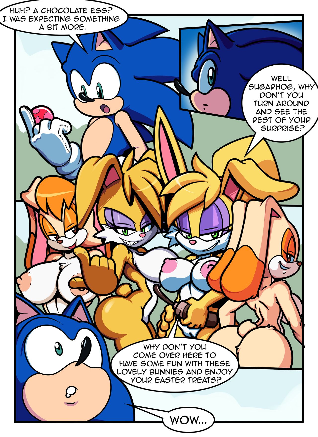 Sonic Girls Easter - 1