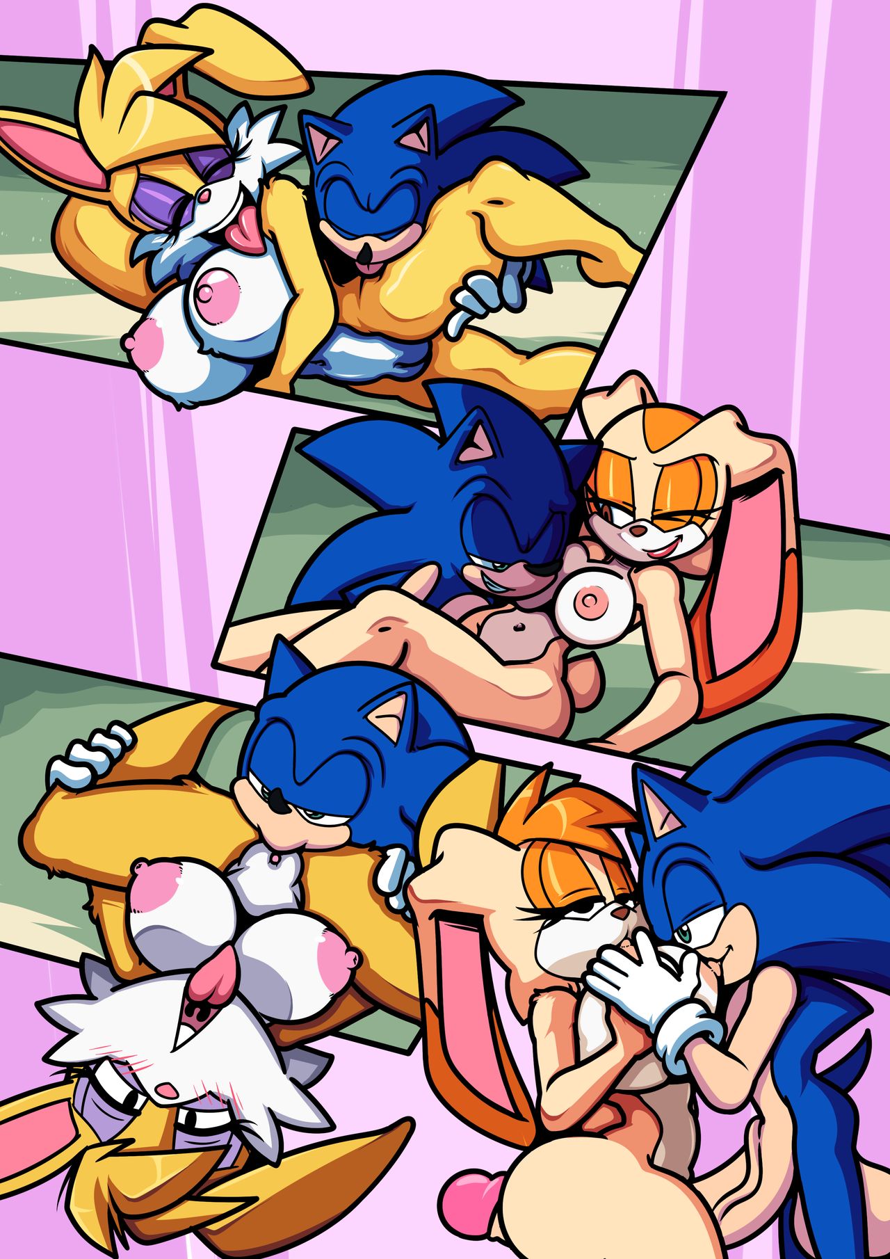 Sonic Girls Easter - 2