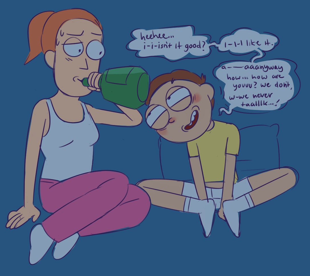 Stickyickysmut – Summer Morty Sinfest Circa - 1