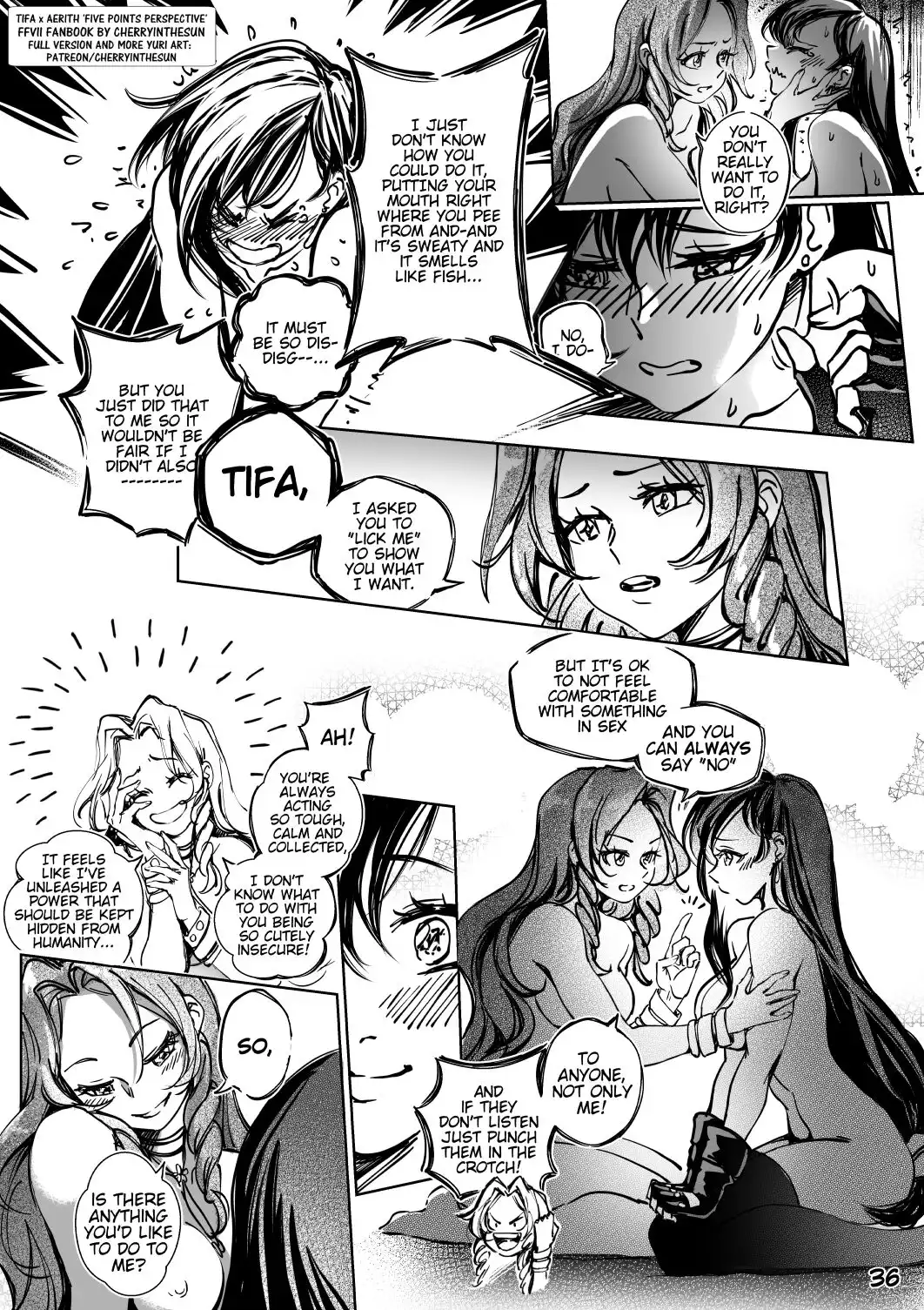 Tifa x Aerith: Five Point Perspective – CherryInTheSun - 34