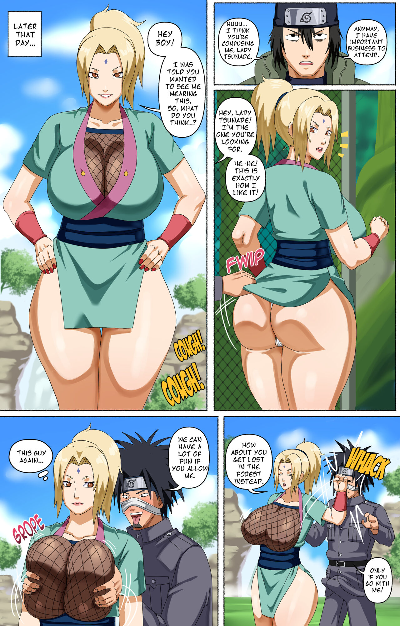 Tsunade and Her Assistants – Pink Pawg - 16