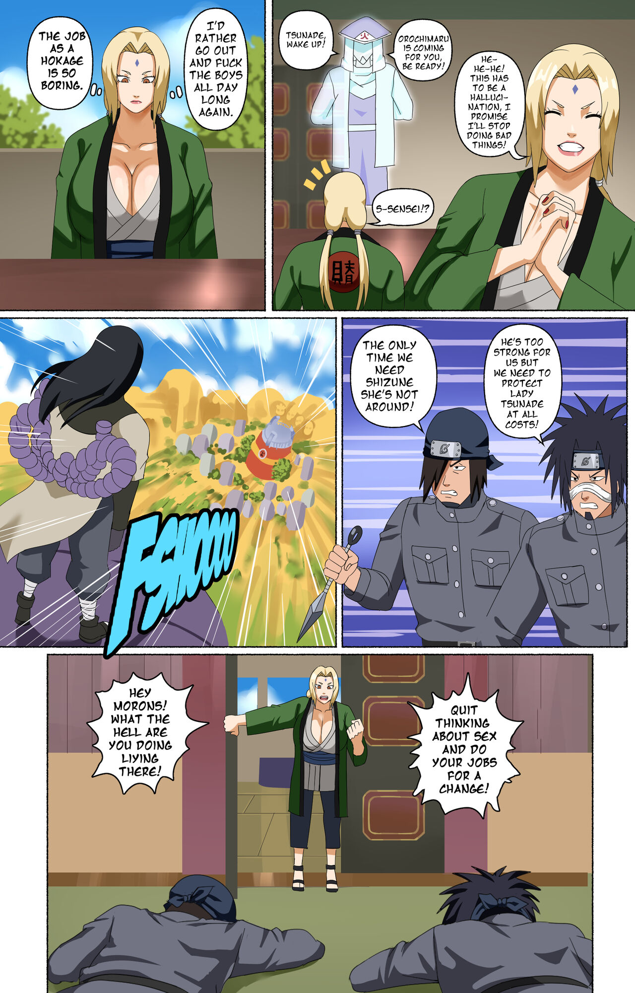 Tsunade and Her Assistants – Pink Pawg - 23