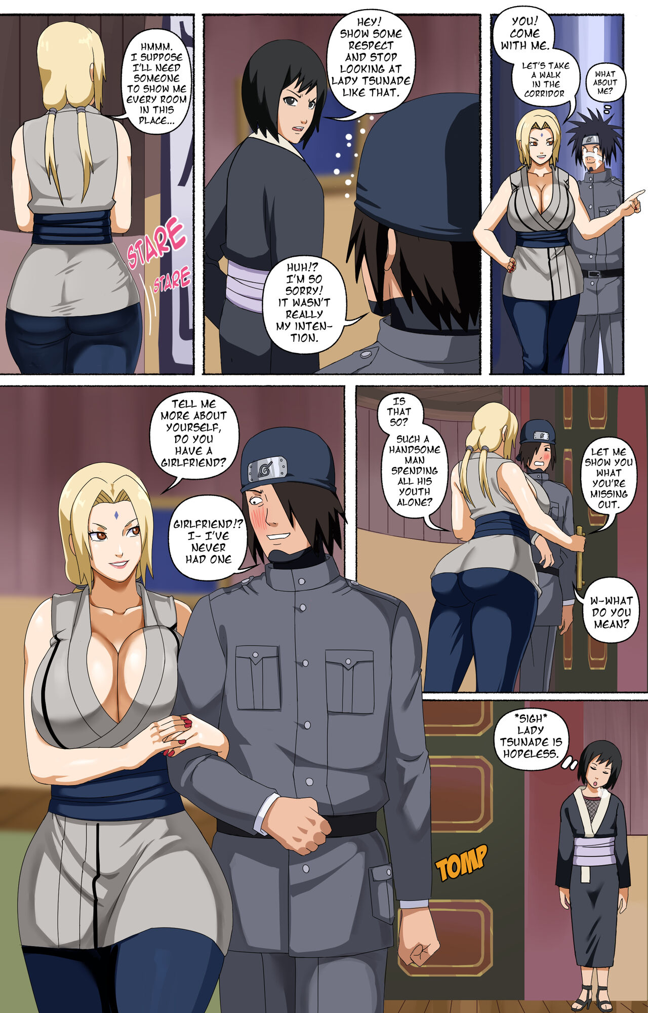 Tsunade and Her Assistants – Pink Pawg - 3