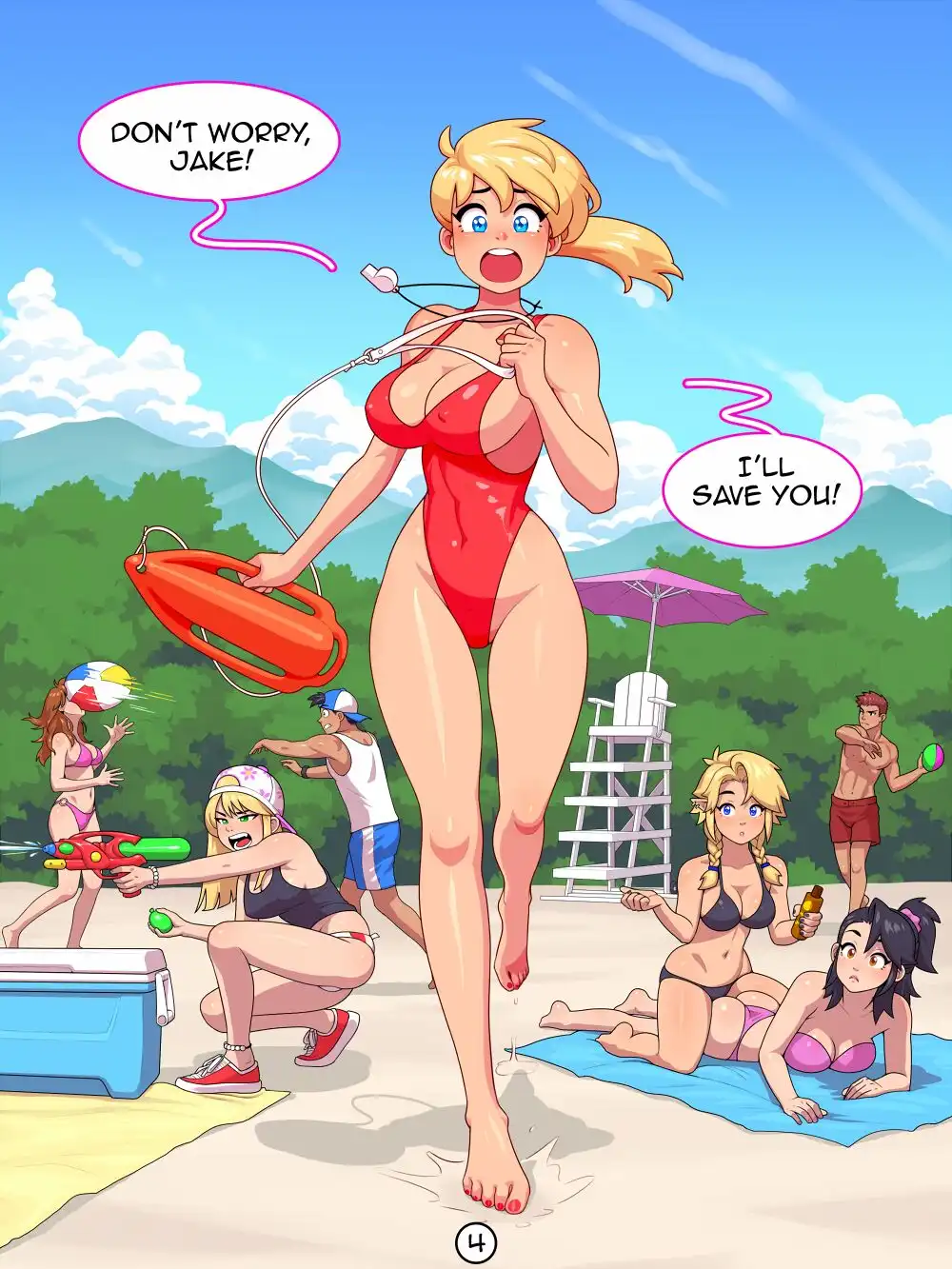 Wendy the Summertime Lifeguard – RoninDude - 4