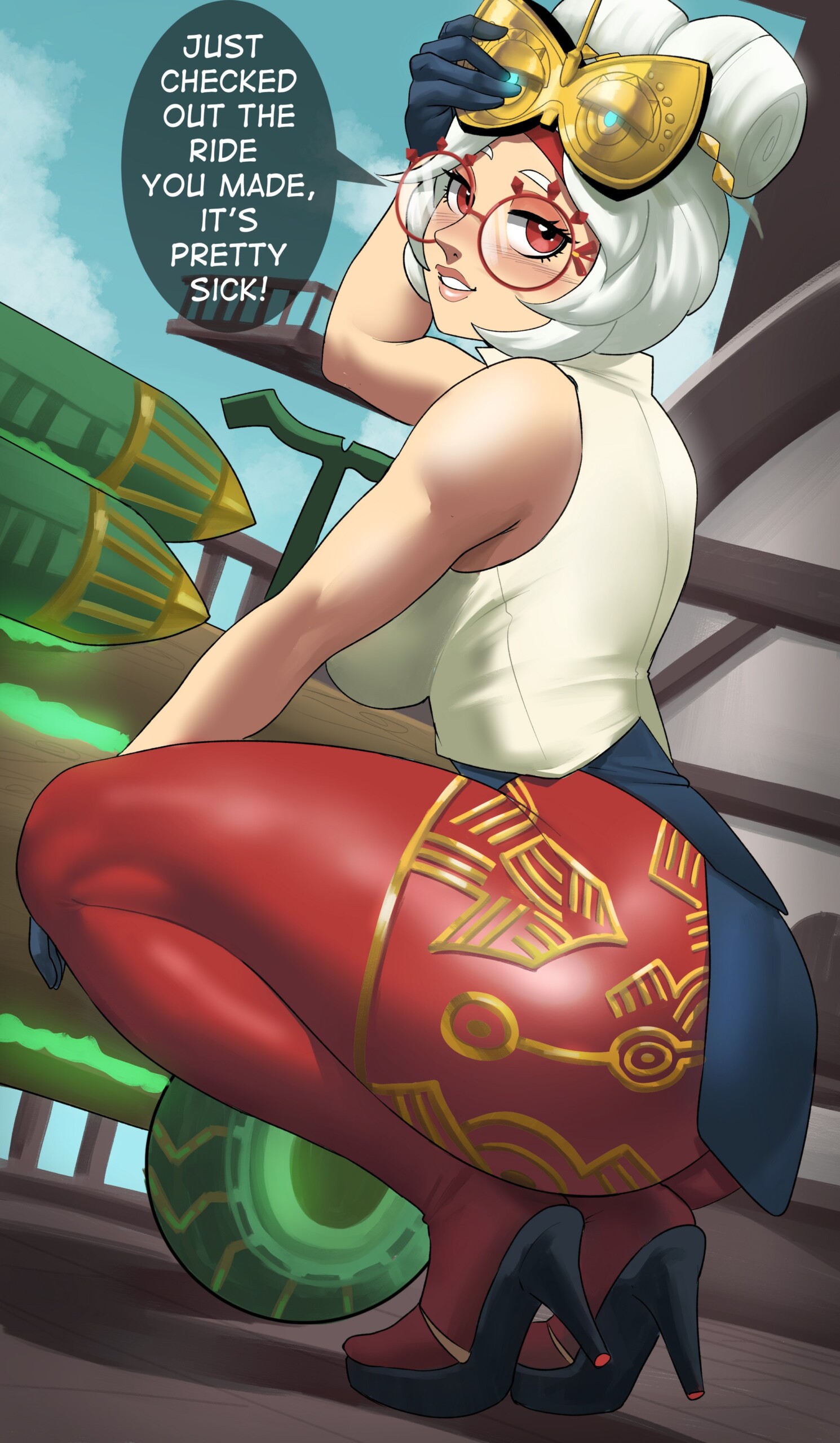 Zelda and Purah – Echo Saber - 47