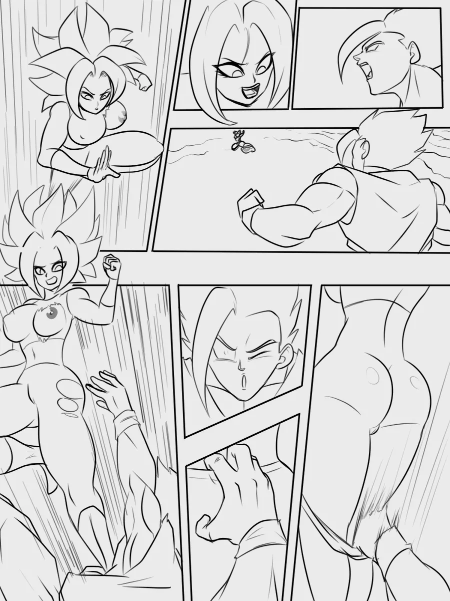 Gohan Tearing Kefla Up – Artdefox - 15