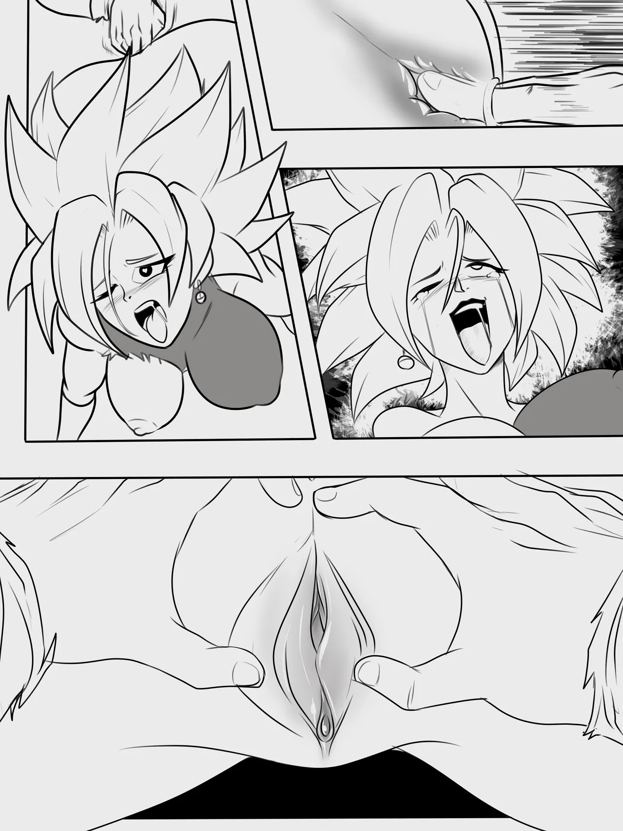 Gohan Tearing Kefla Up – Artdefox - 19
