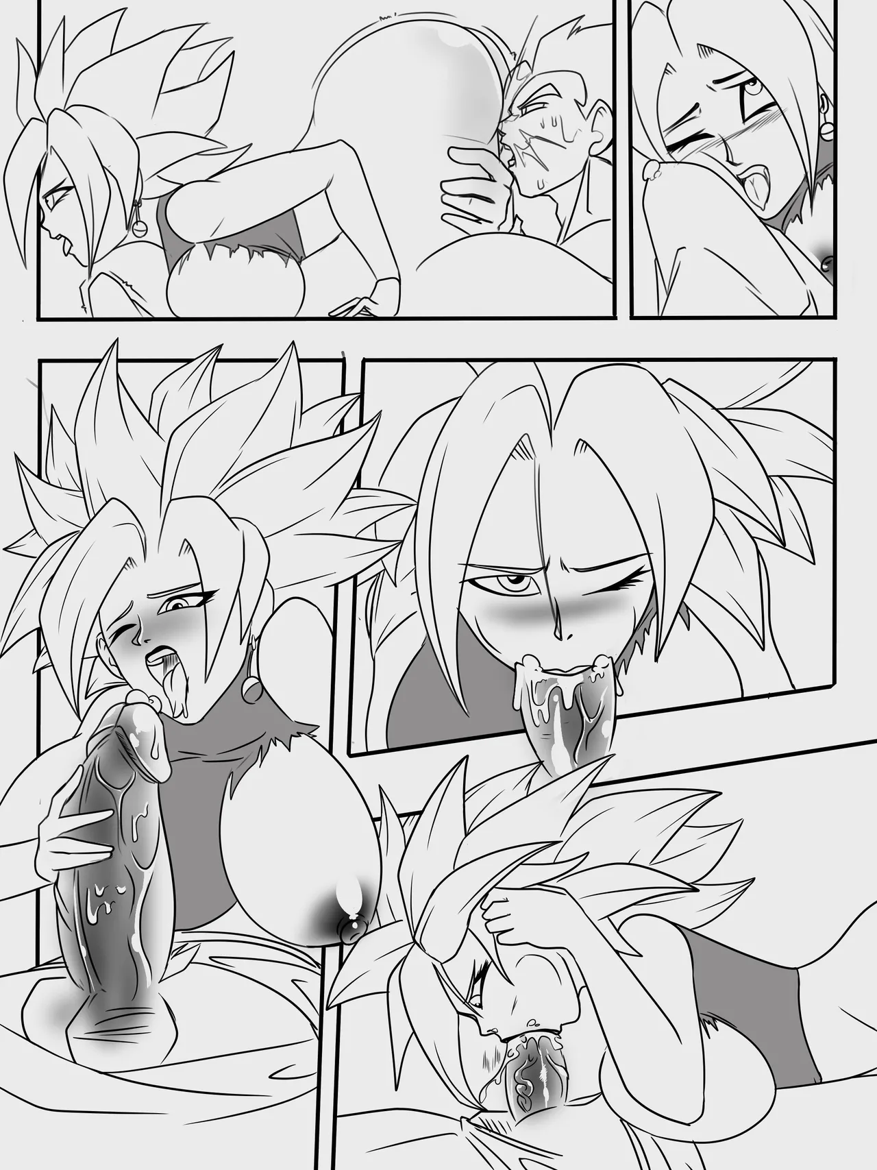 Gohan Tearing Kefla Up – Artdefox - 21